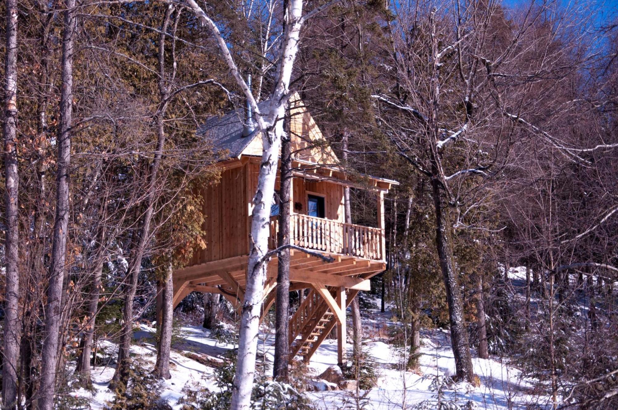 Les Cabanes Du Trappeur Wentworth-Nord المظهر الخارجي الصورة